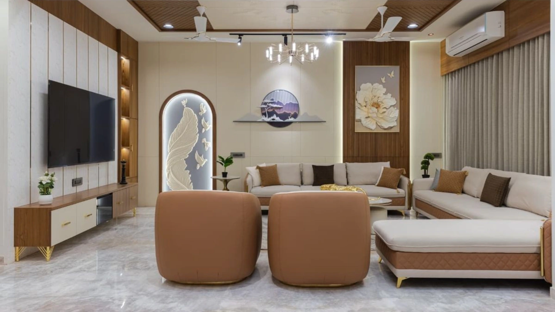 Modular kitchen interior design in a Delhi NCR home
