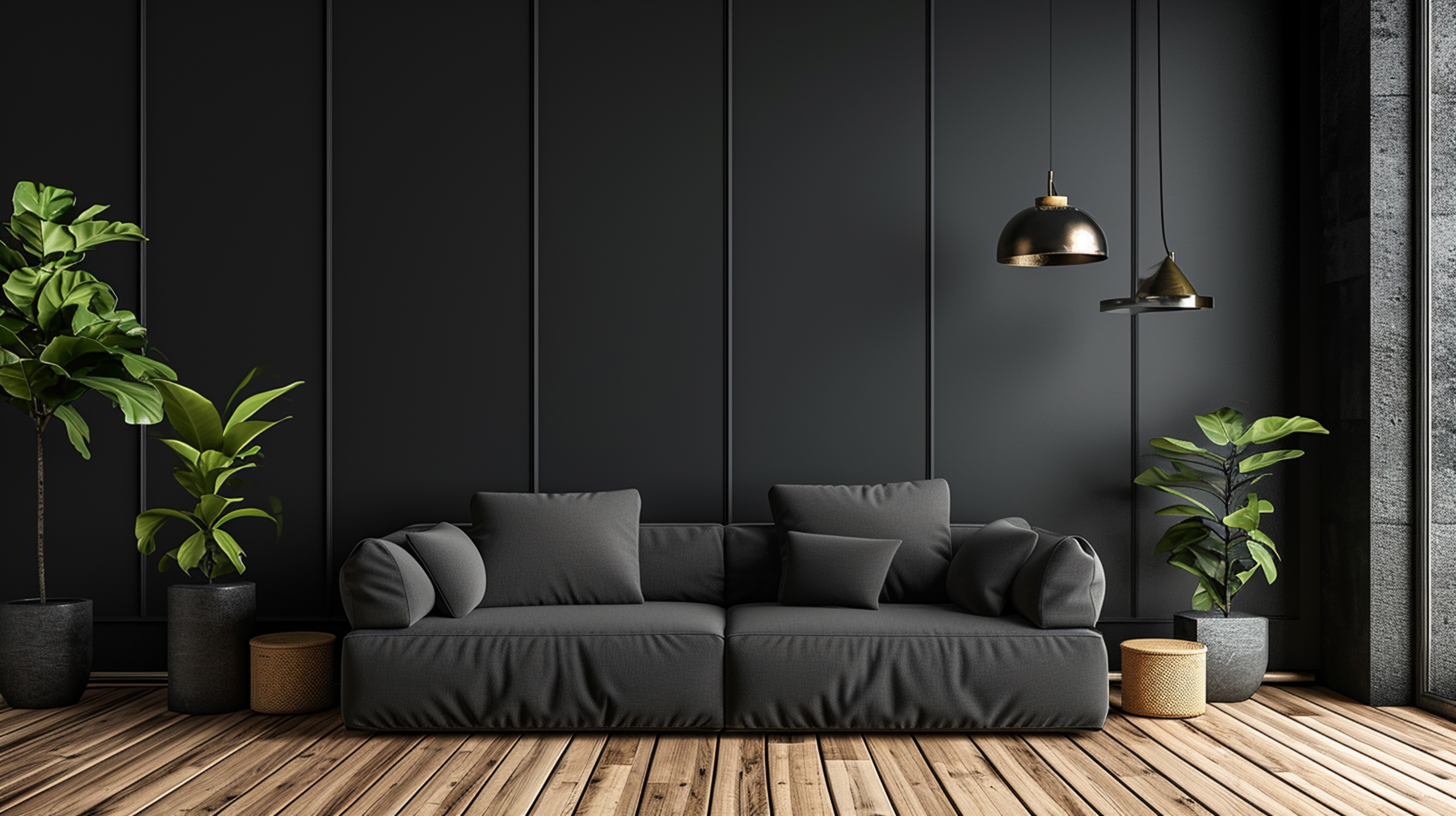 Luxury bedroom interior